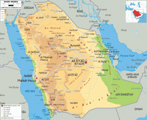 Saudi-Arabia-physical-map
